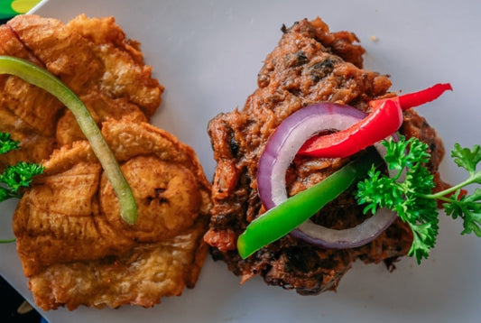 Fried Plaintain with Stewed party tray